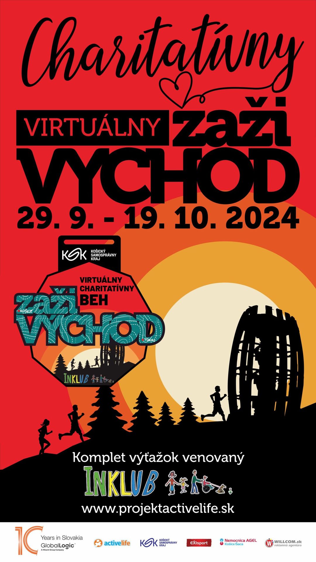 Charitatívny virtuálny Zaži Východ 2024