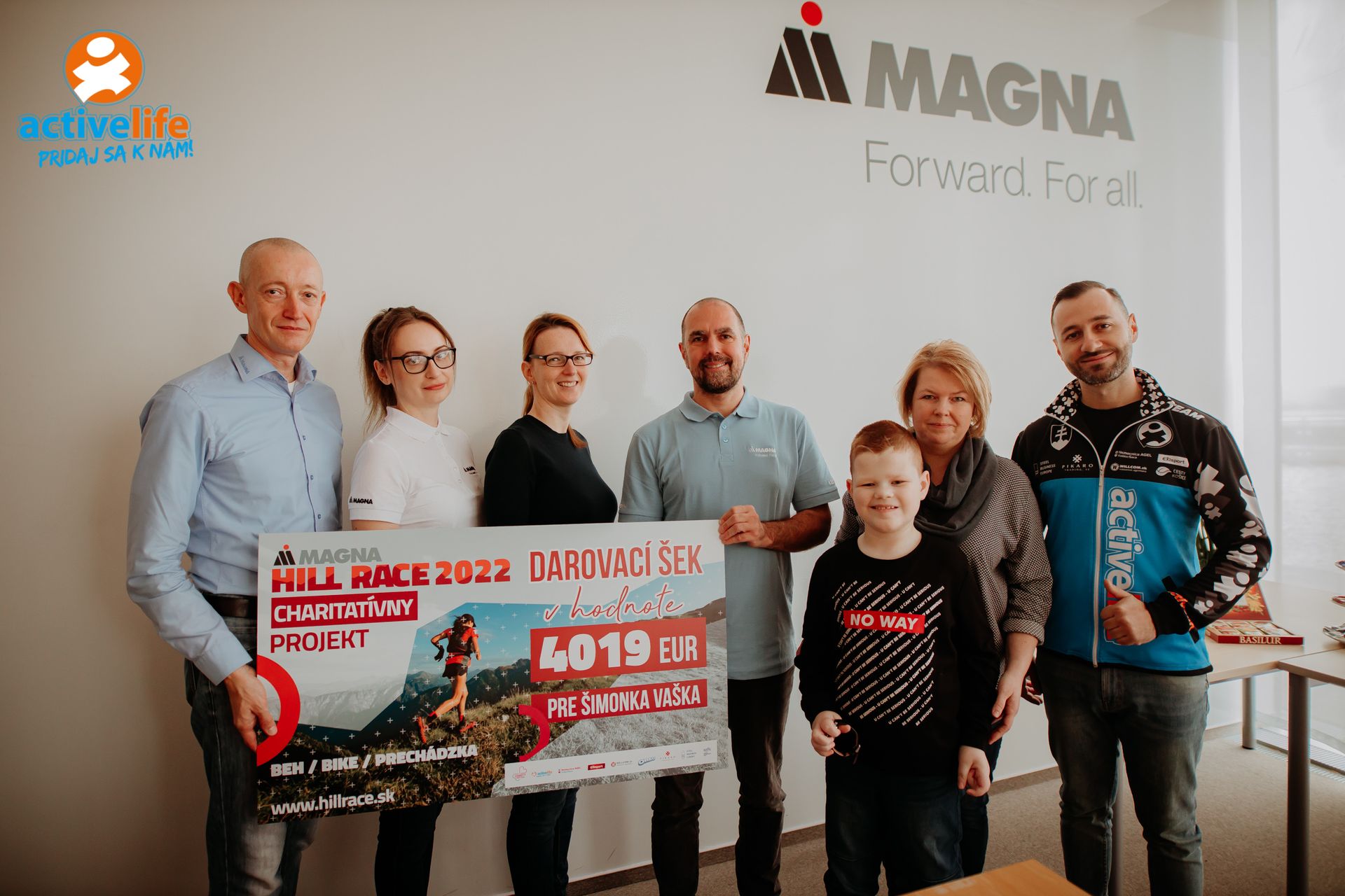 Magna HILL RACE 2022 a úžasných 4019 € pre Šimonka