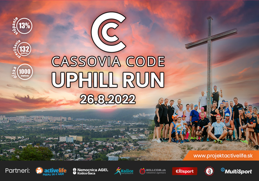 26. augusta príde zážitok – Cassovia Code UPHILL RUN