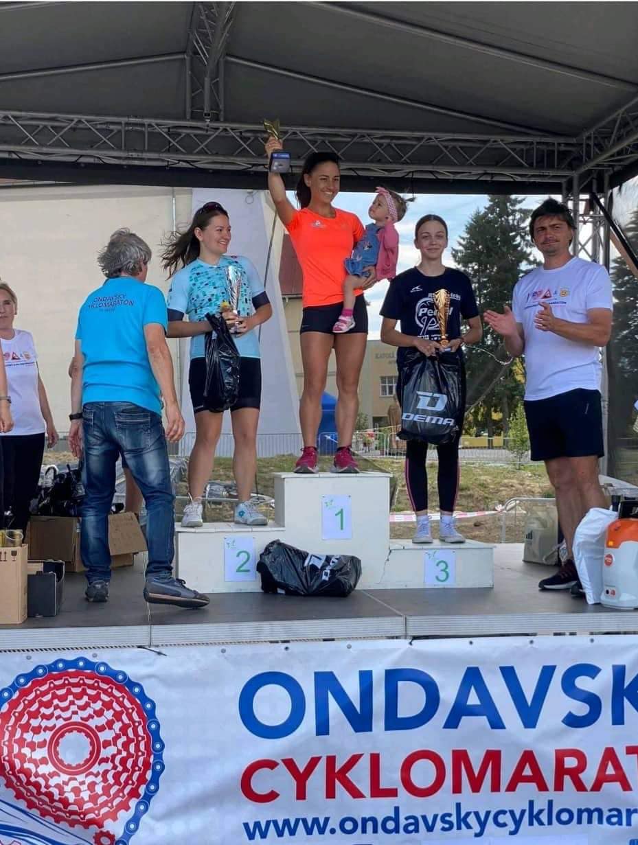 1. miesto na Ondavskom cyklomaratóne