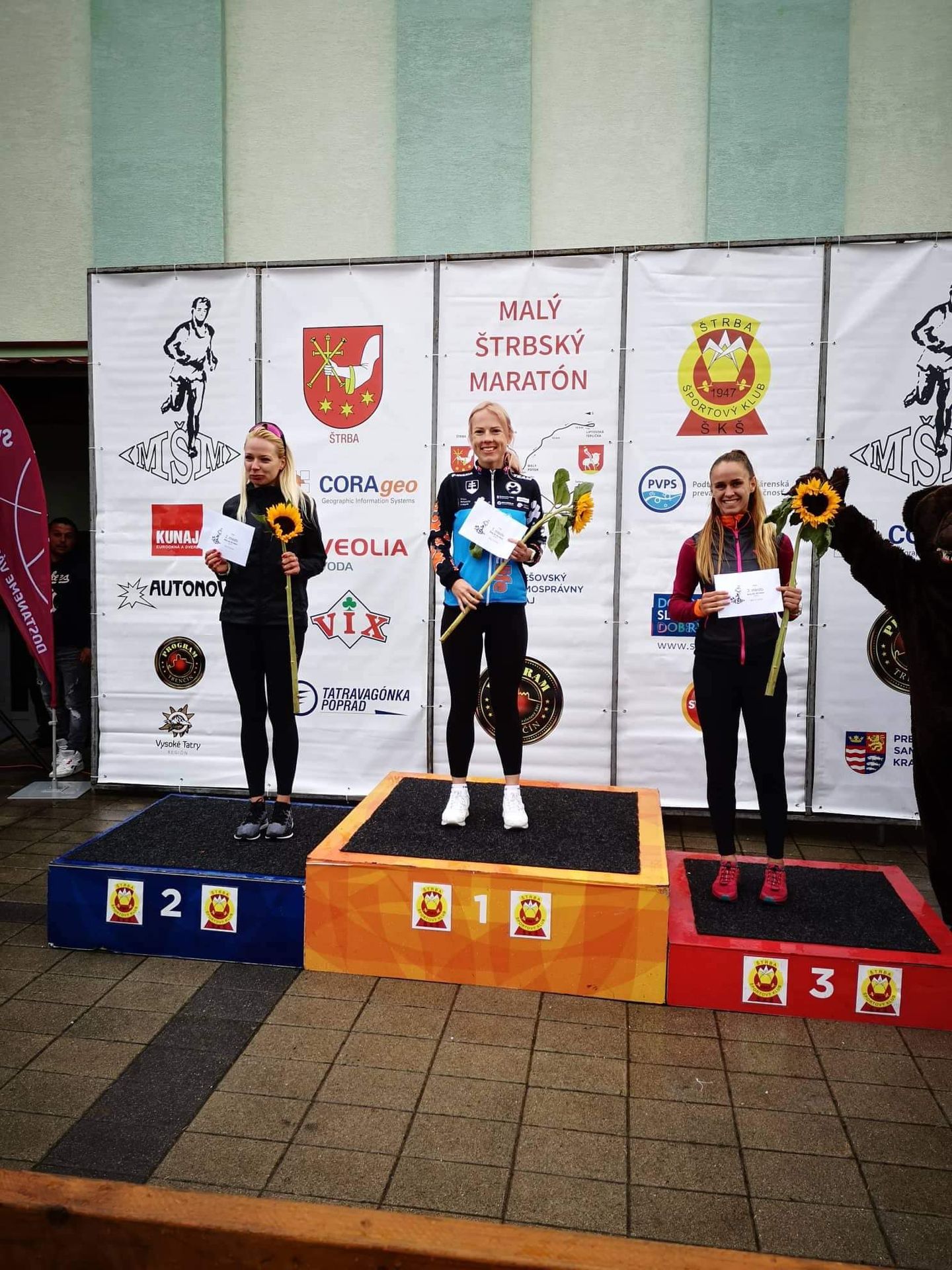 1. miesta na podujatí Malý Štrbský maratón