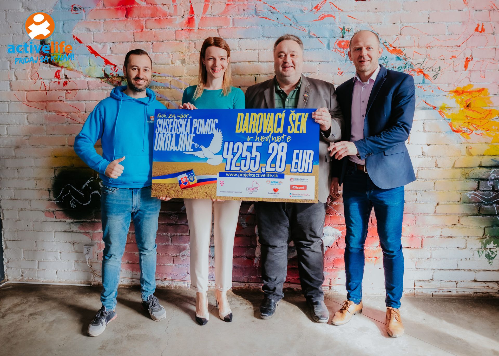 4255,28 € pre ľudí v núdzi!