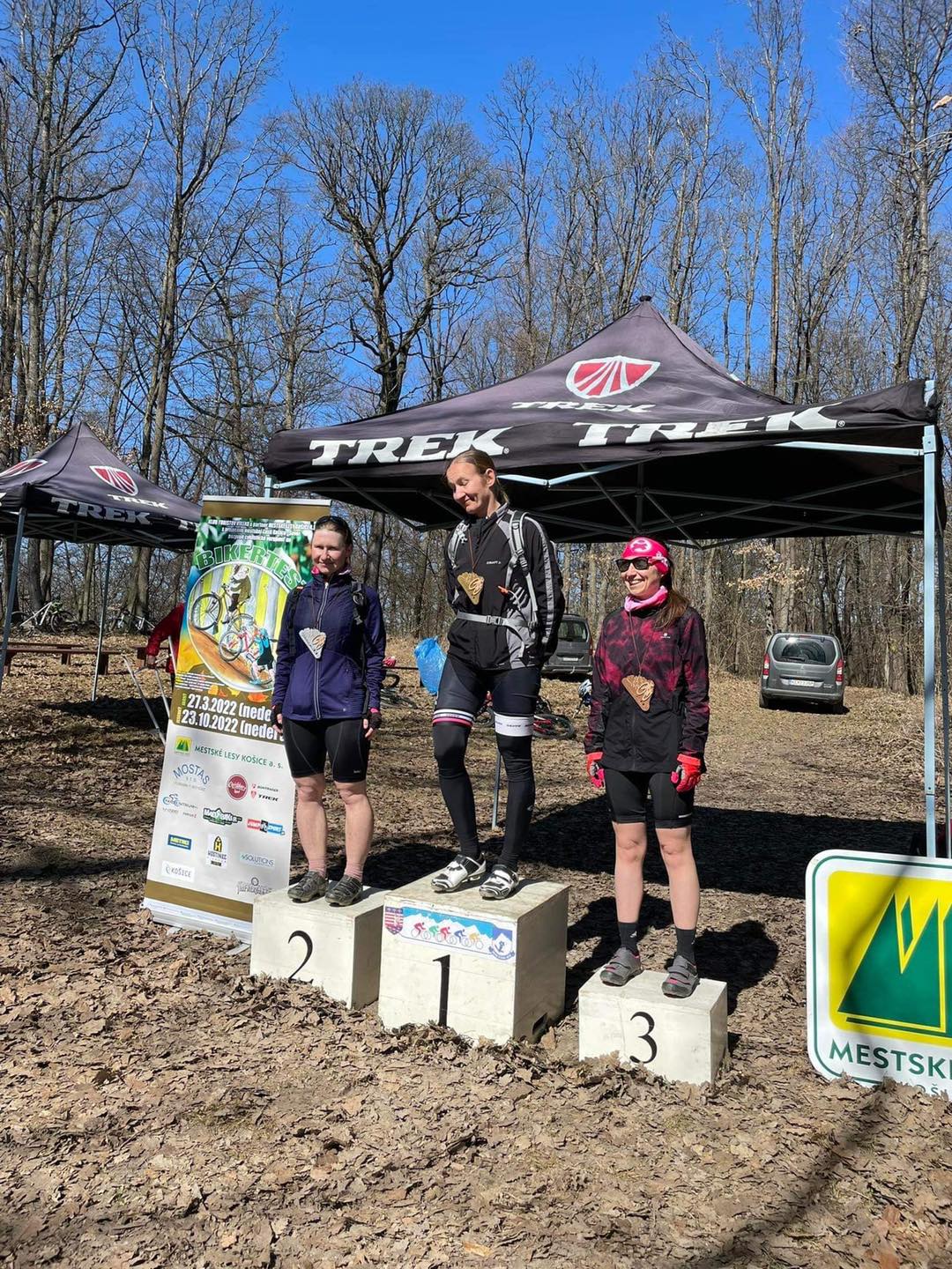 3. miesto na podujatí Prvý jarný bikertest