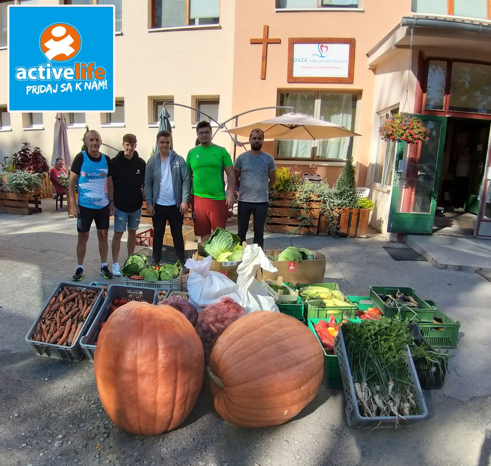 Zeleninová pomoc pre neziskovú organizáciu Oáza – nádej pre nový život č.1
