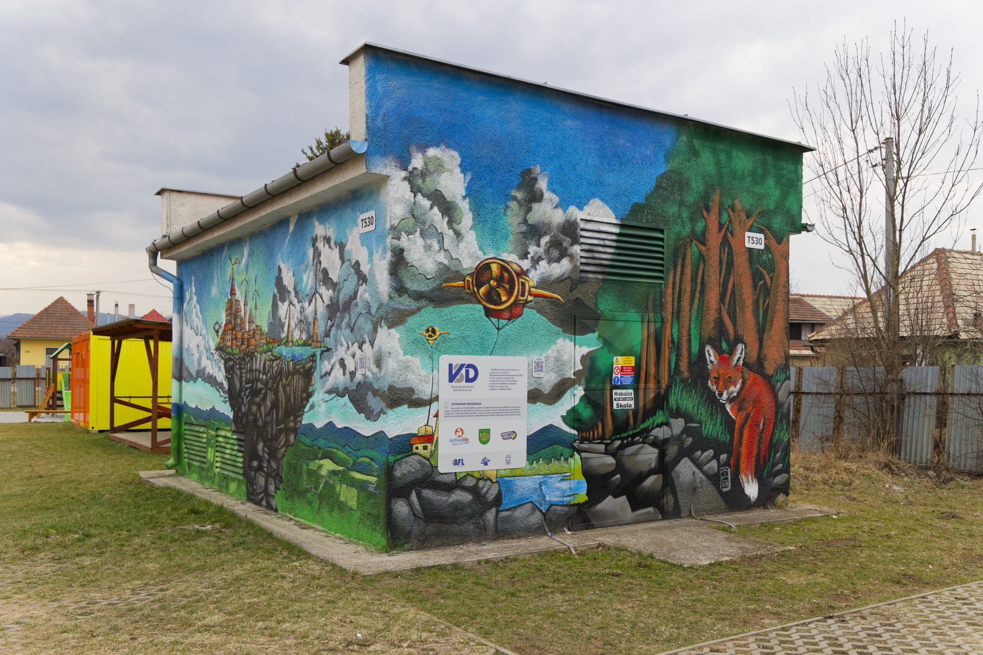 Skrášľujeme Východ: nová street art maľba v Hrabušiciach