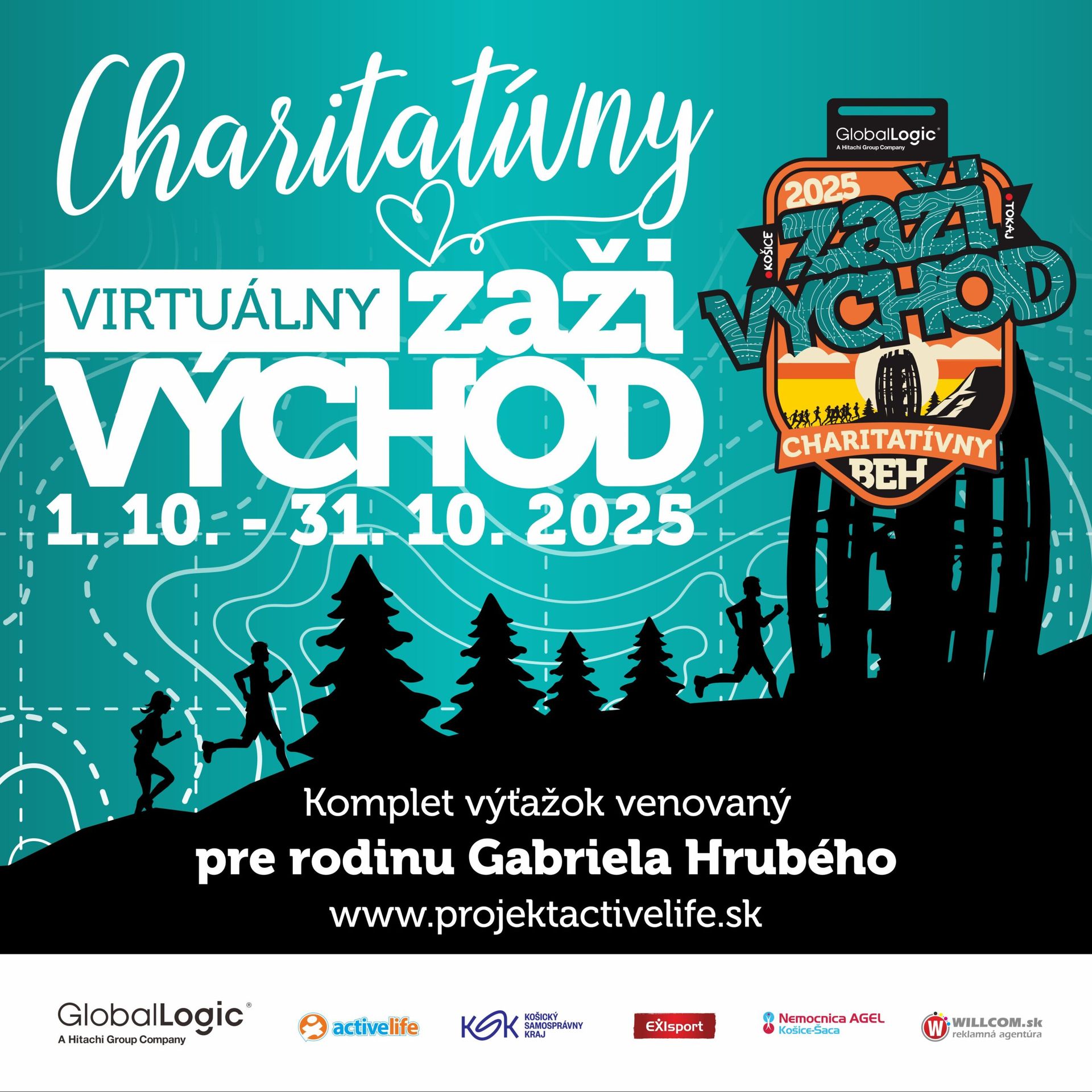 Virtuálny charitatívny Zaži Východ 2025